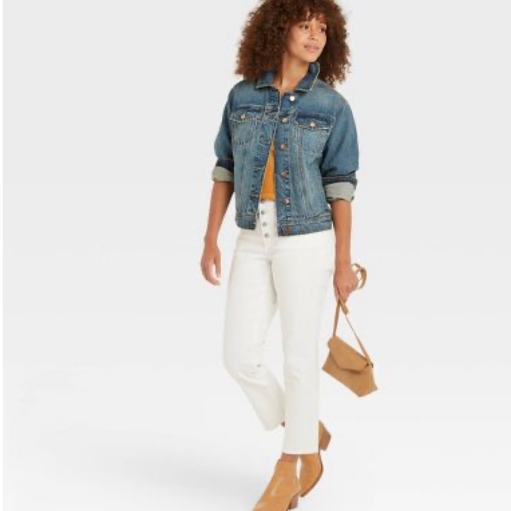 Universal Thread Women's Denim Jacket - image 2